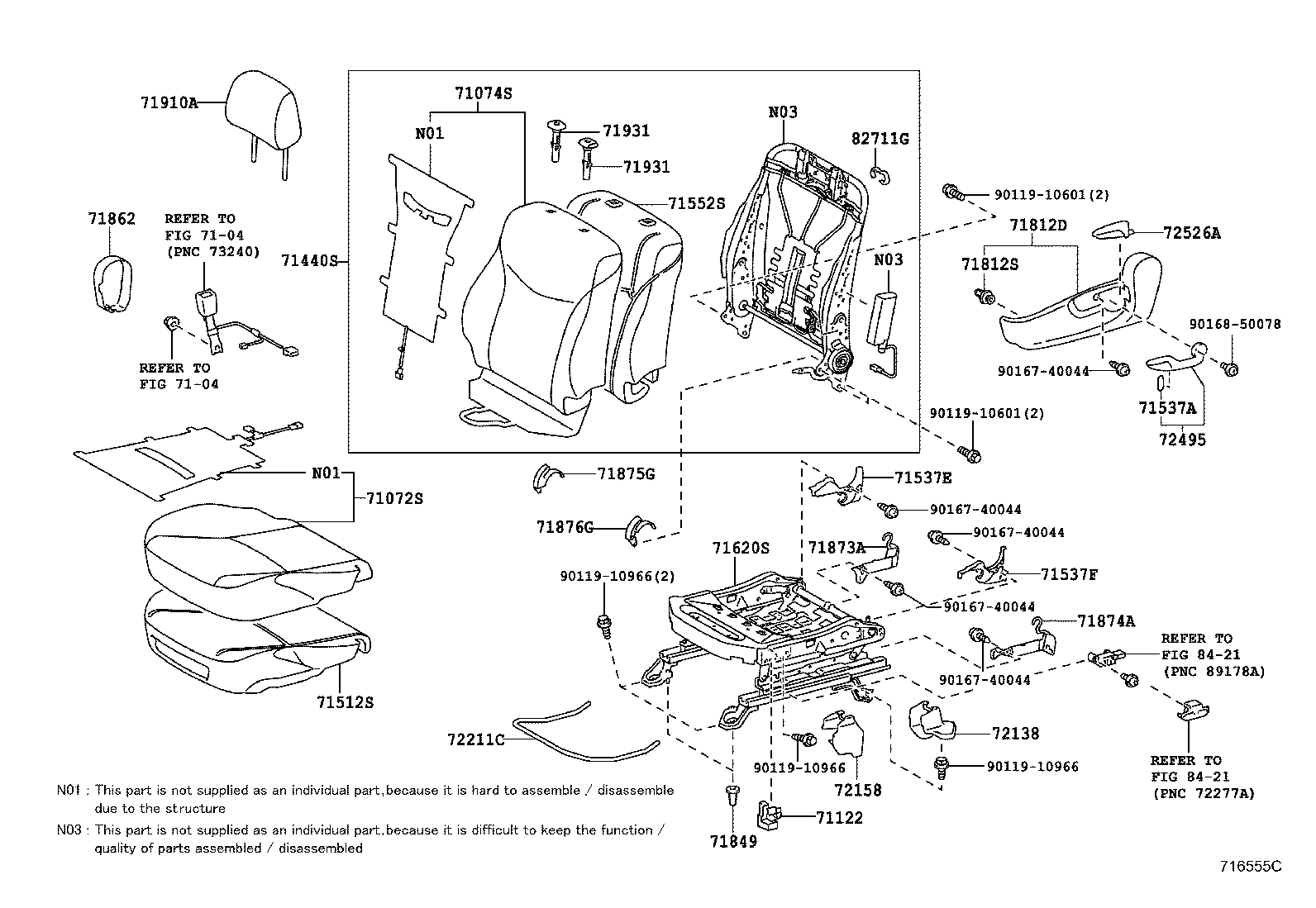 Thumbnail 2 for 71073-47260-G0