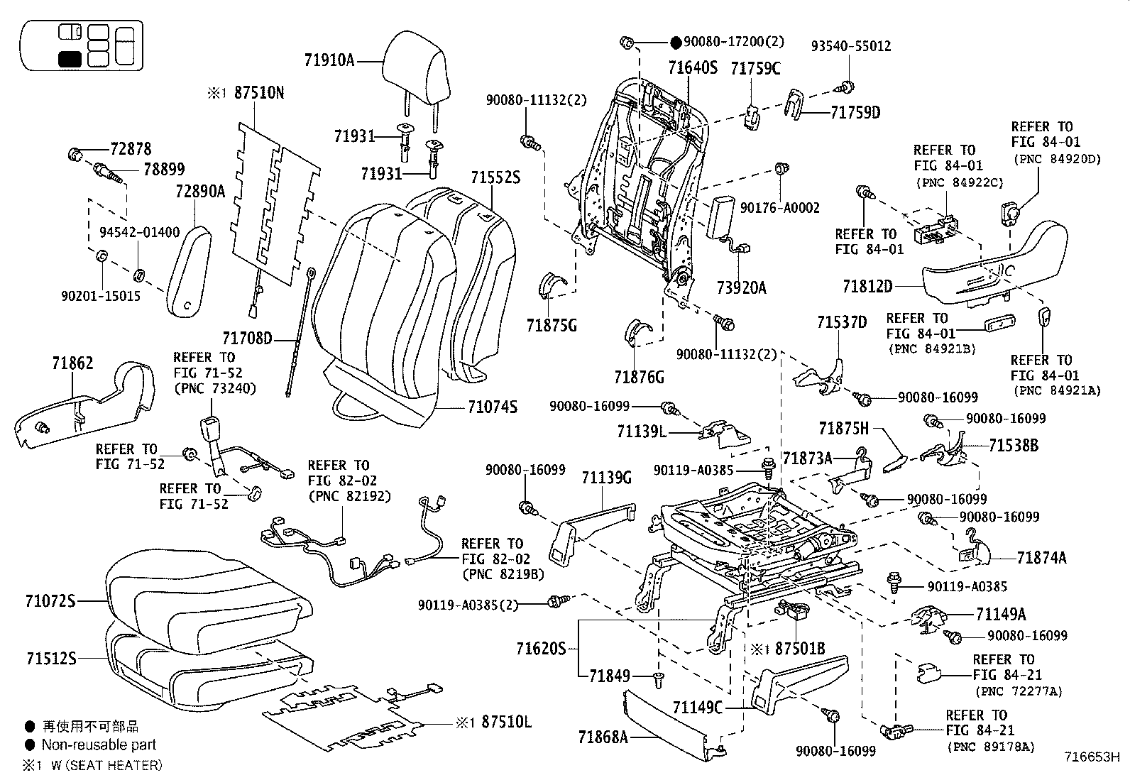 Thumbnail 2 for 71073-08091-B0