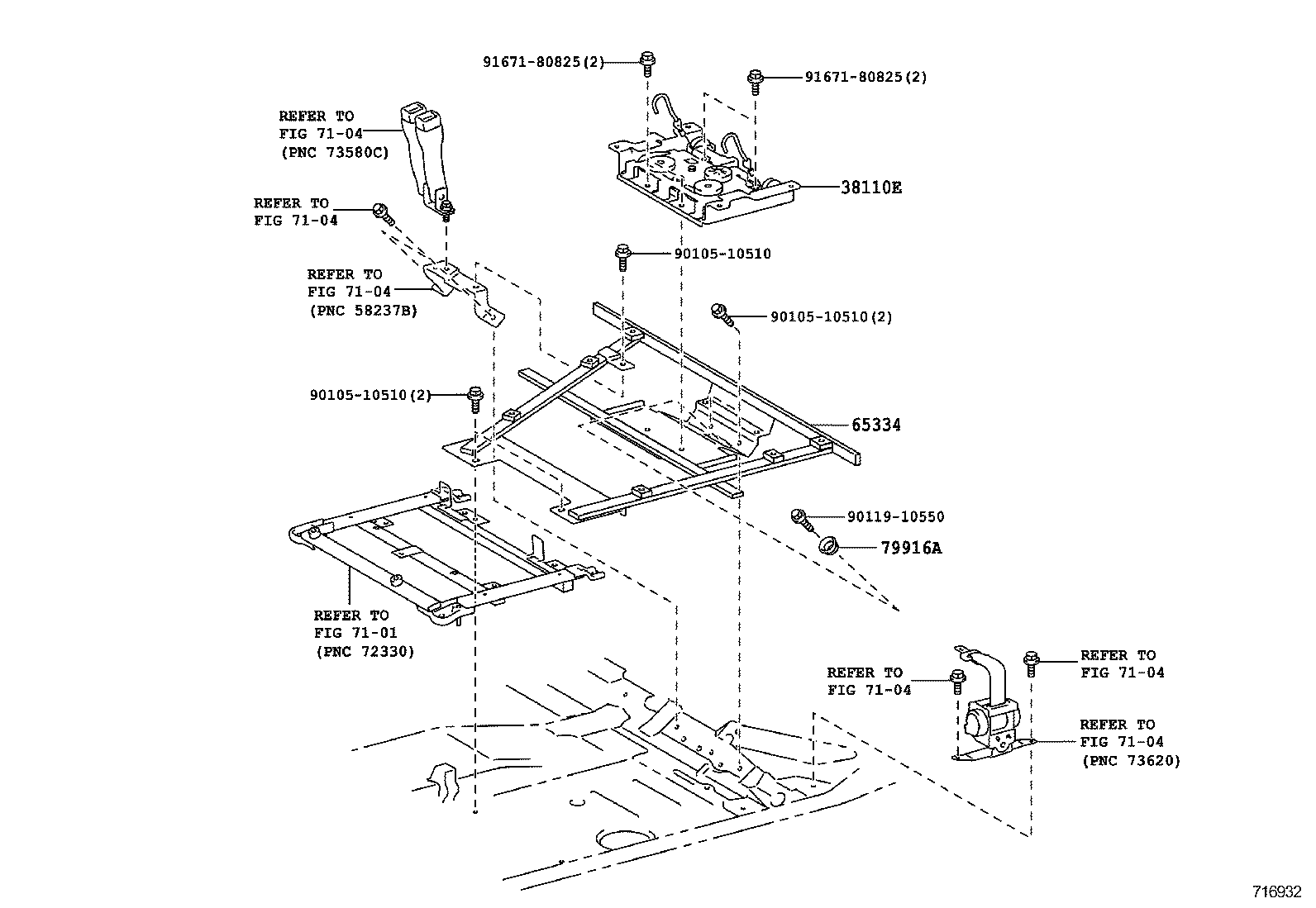 38100-52020 WINCH ASSY, W/BASE product image