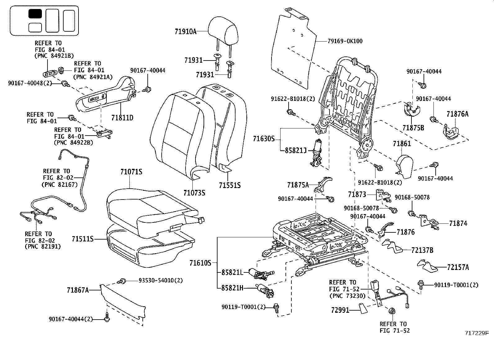 79101-0K150 FRAME SUB-ASSY, NO.1 SEAT CUSHION, RH product image