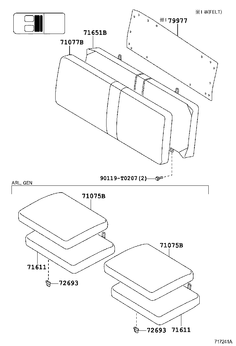 Thumbnail 17 for 71073-0KB41-B3