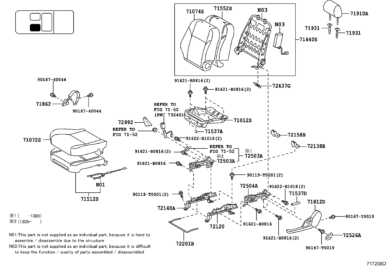 Thumbnail 14 for 71073-0KB41-B3