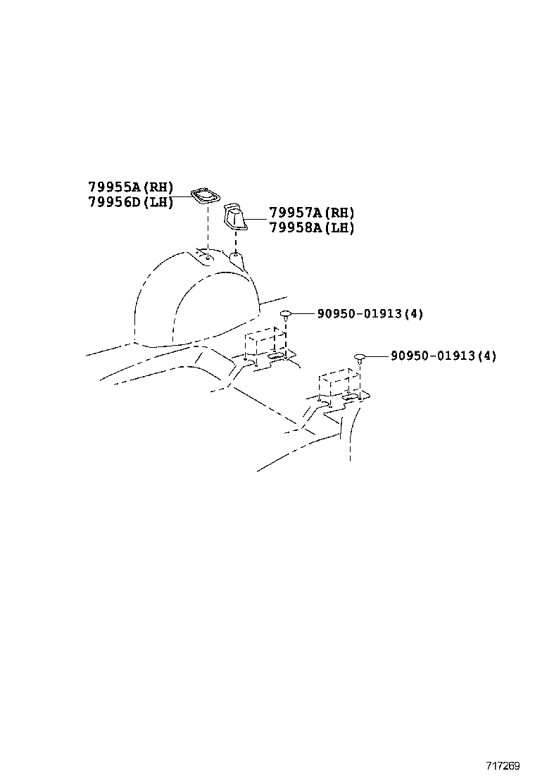 79101-0K370 FRAME SUB-ASSY, NO.1 SEAT CUSHION, RH product image
