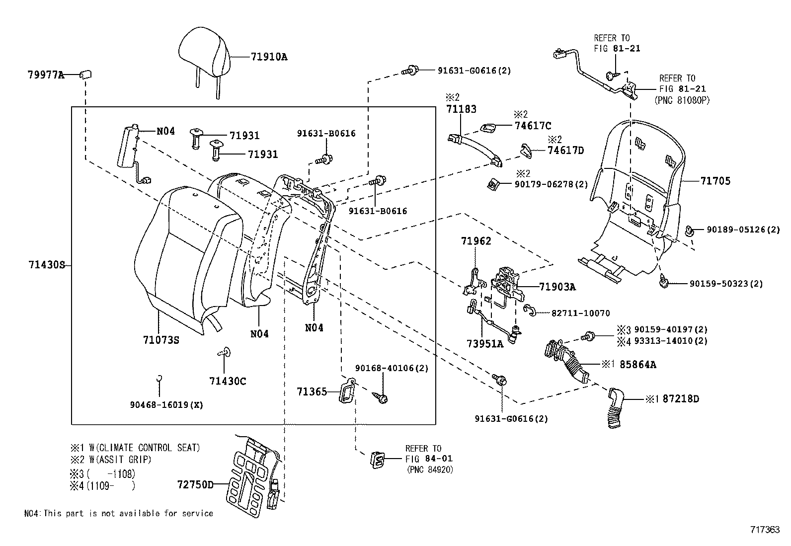 71002-50Y80-C2 CUSHION ASSY, FRONT SEAT, RH(FOR SEPARATE TYPE) product image