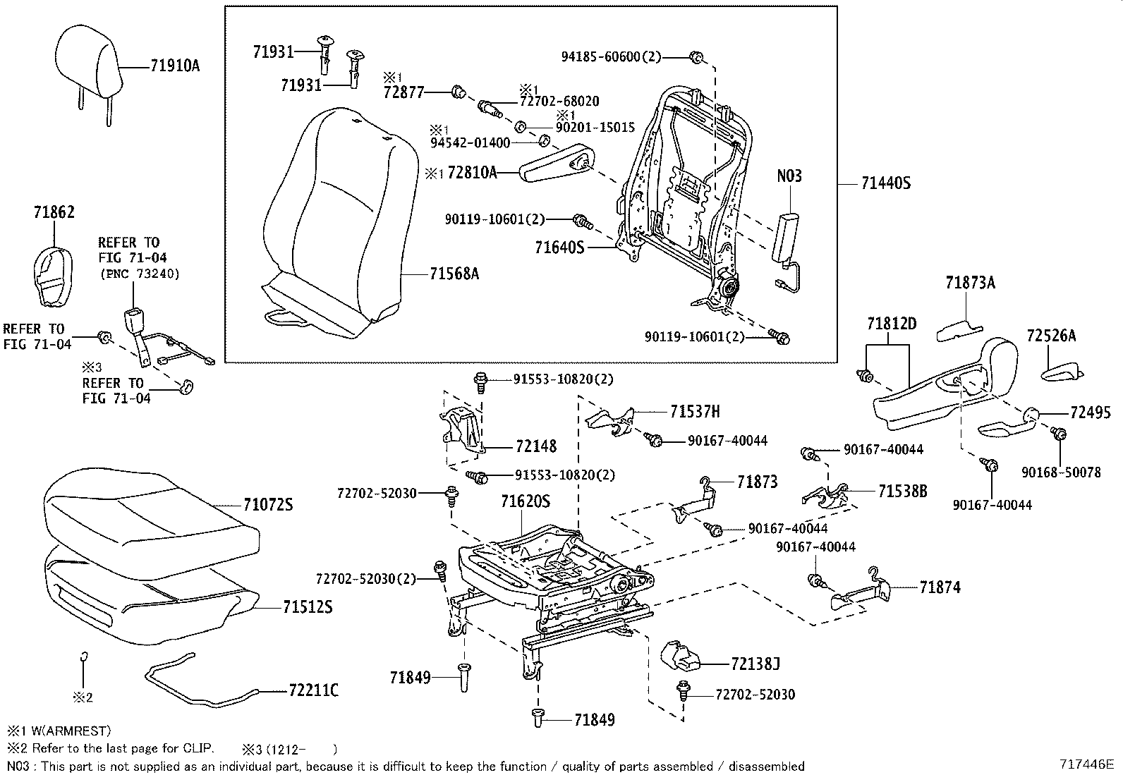 71620-52011 SPRING ASSY, FRONT SEAT CUSHION, LH(FOR SEPARATE TYPE) product image