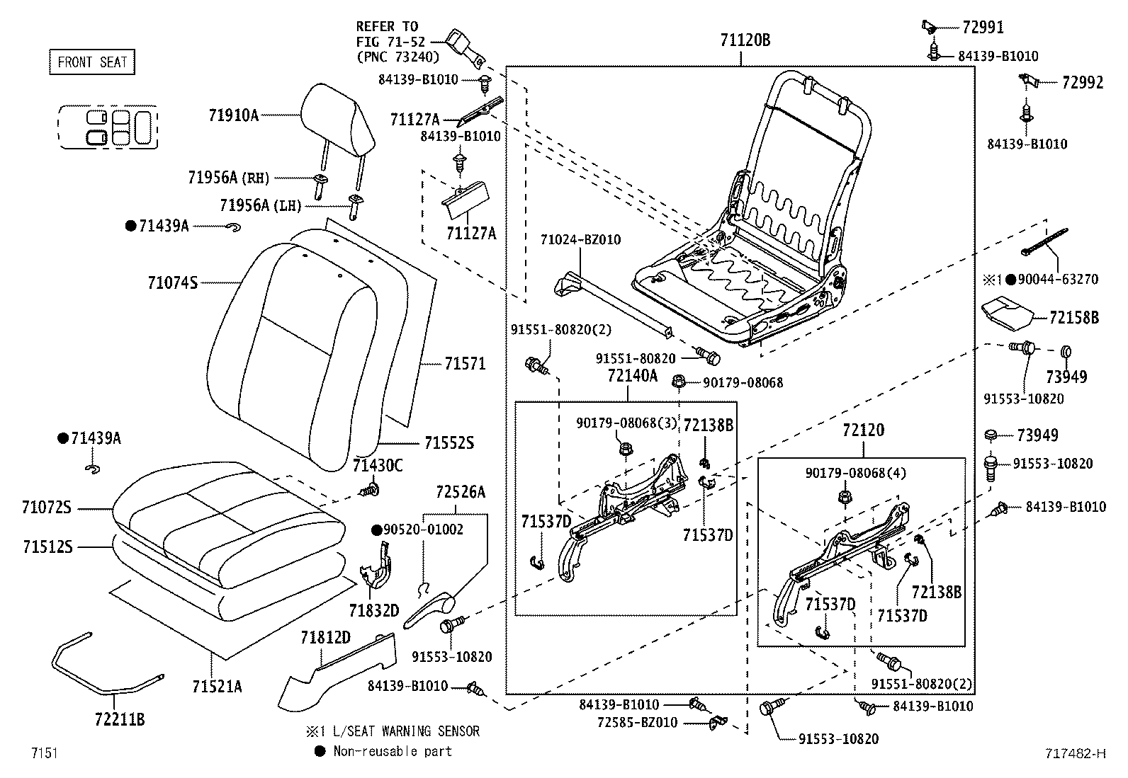 Thumbnail 2 for 71073-BZB01-C0