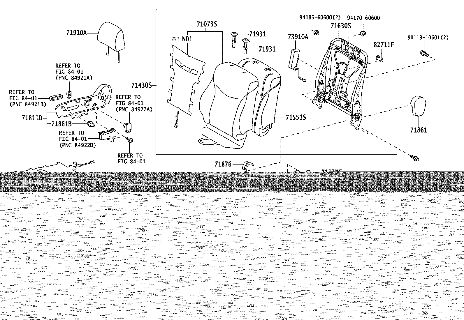 71620-47201 SPRING ASSY, FRONT SEAT CUSHION, LH(FOR SEPARATE TYPE) product image