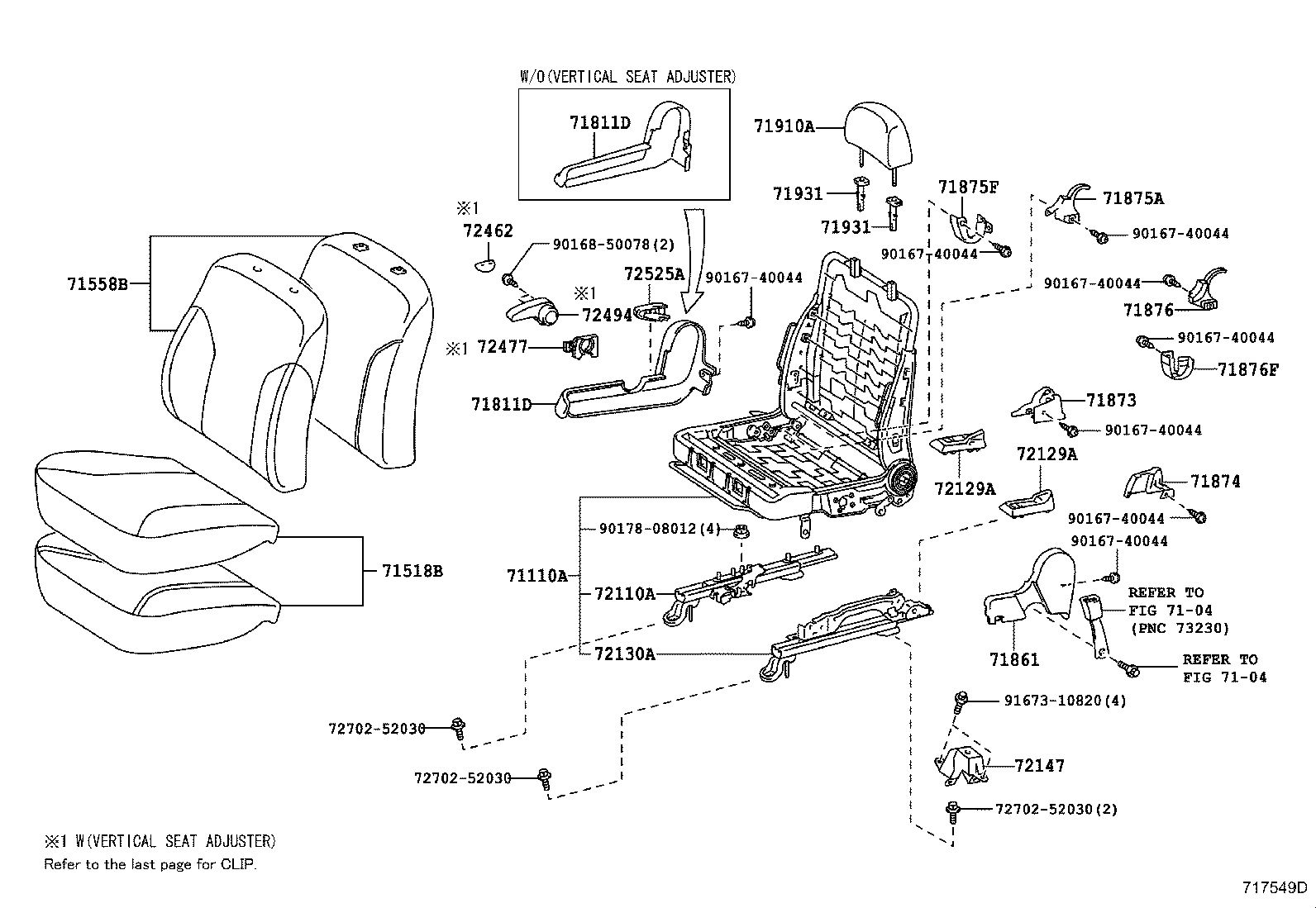 71811-52200 SHIELD, FRONT SEAT CUSHION, RH product image