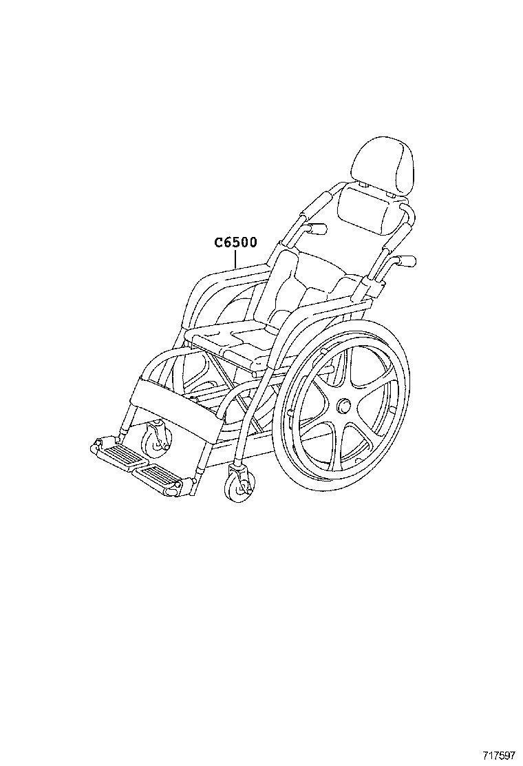 64080-52021 ARM ASSY, POWER LIFT product image