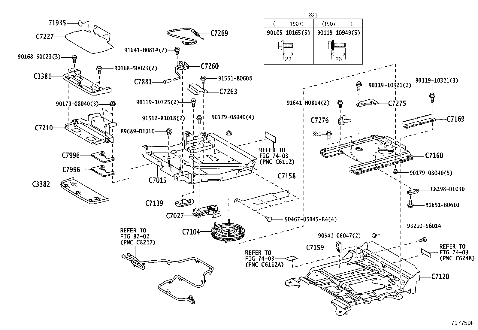71620-52250 SPRING ASSY, FRONT SEAT CUSHION, LH(FOR SEPARATE TYPE) product image