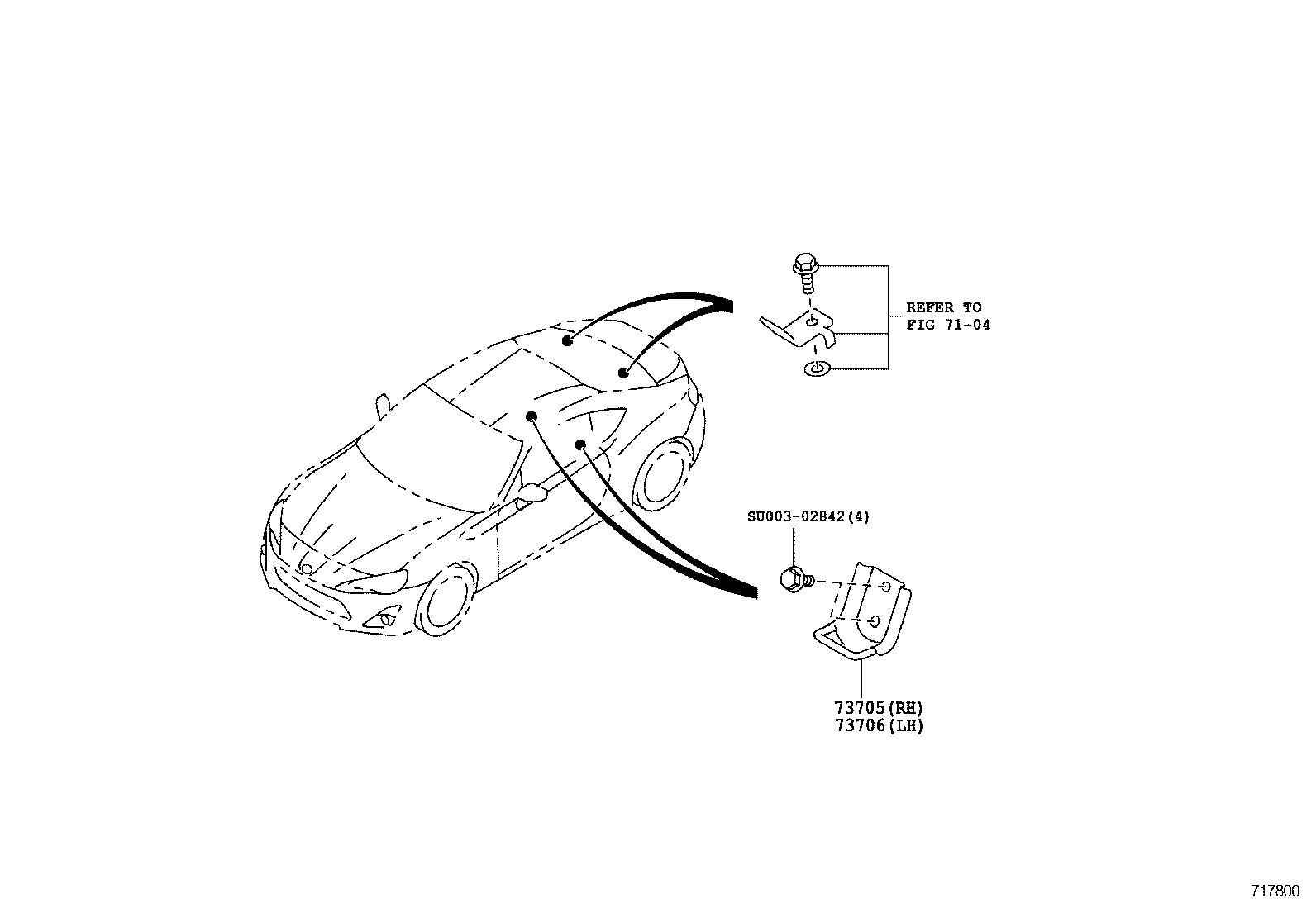 SU003-05932 COVER, REAR SEAT CUSHION, RH (FOR SEPARATE TYPE) product image