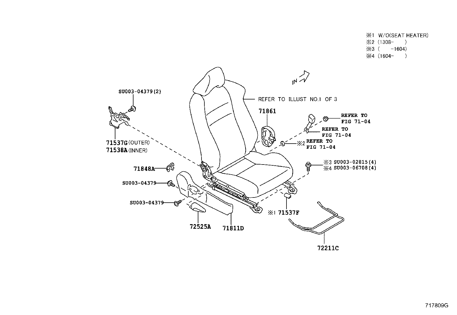SU003-04720 SPRING ASSY, FRONT SEAT CUSHION, LH(FOR SEPARATE TYPE) product image