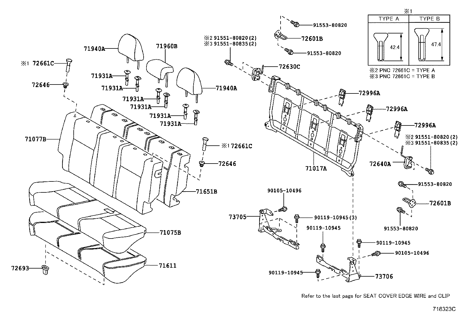 71018-52501 FRAME SUB-ASSY, REAR SEAT BACK, LH product image