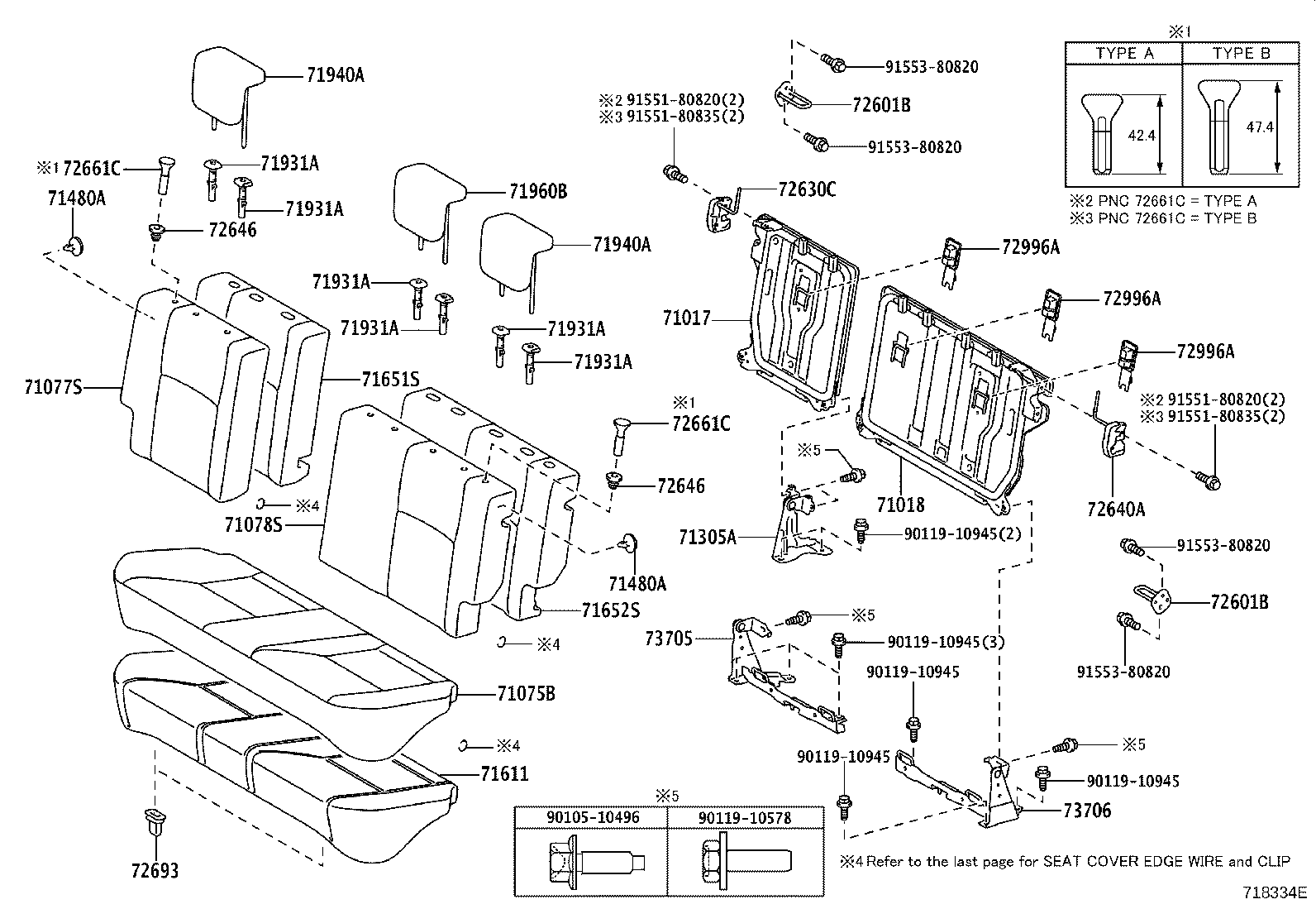 71018-52501 FRAME SUB-ASSY, REAR SEAT BACK, LH product image