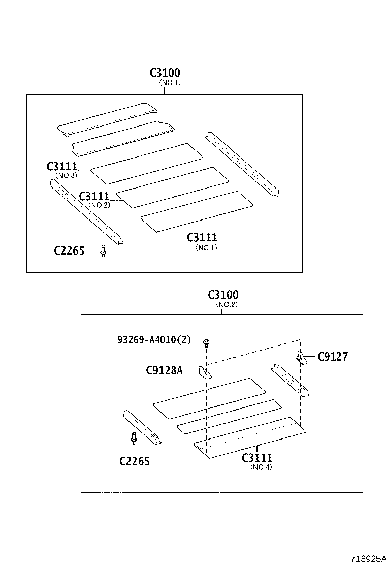 48416-28020 BRACKET, SPRING, NO.4 product image