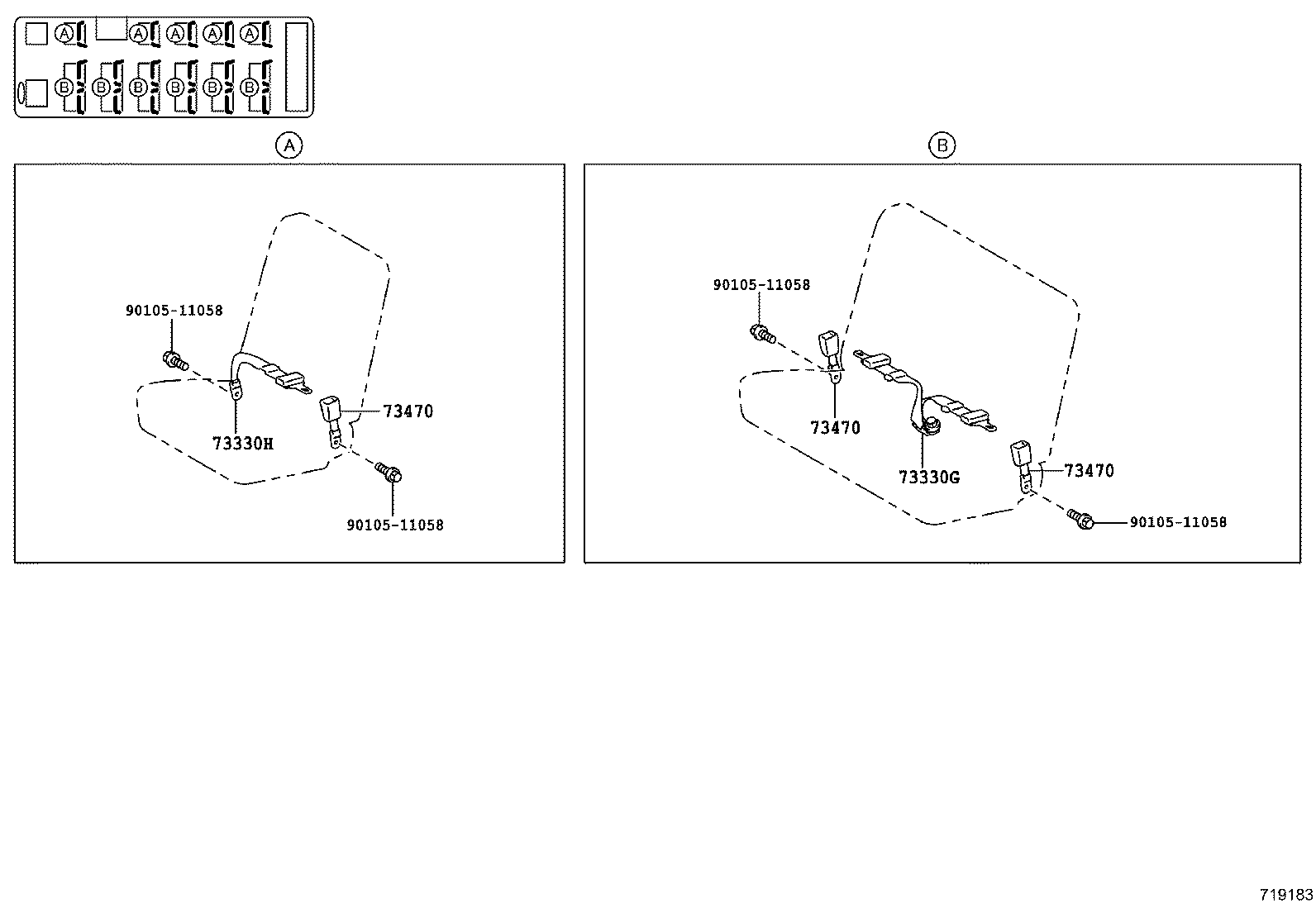 73210-36070-E0 BELT ASSY, FRONT SEAT OUTER, RH product image