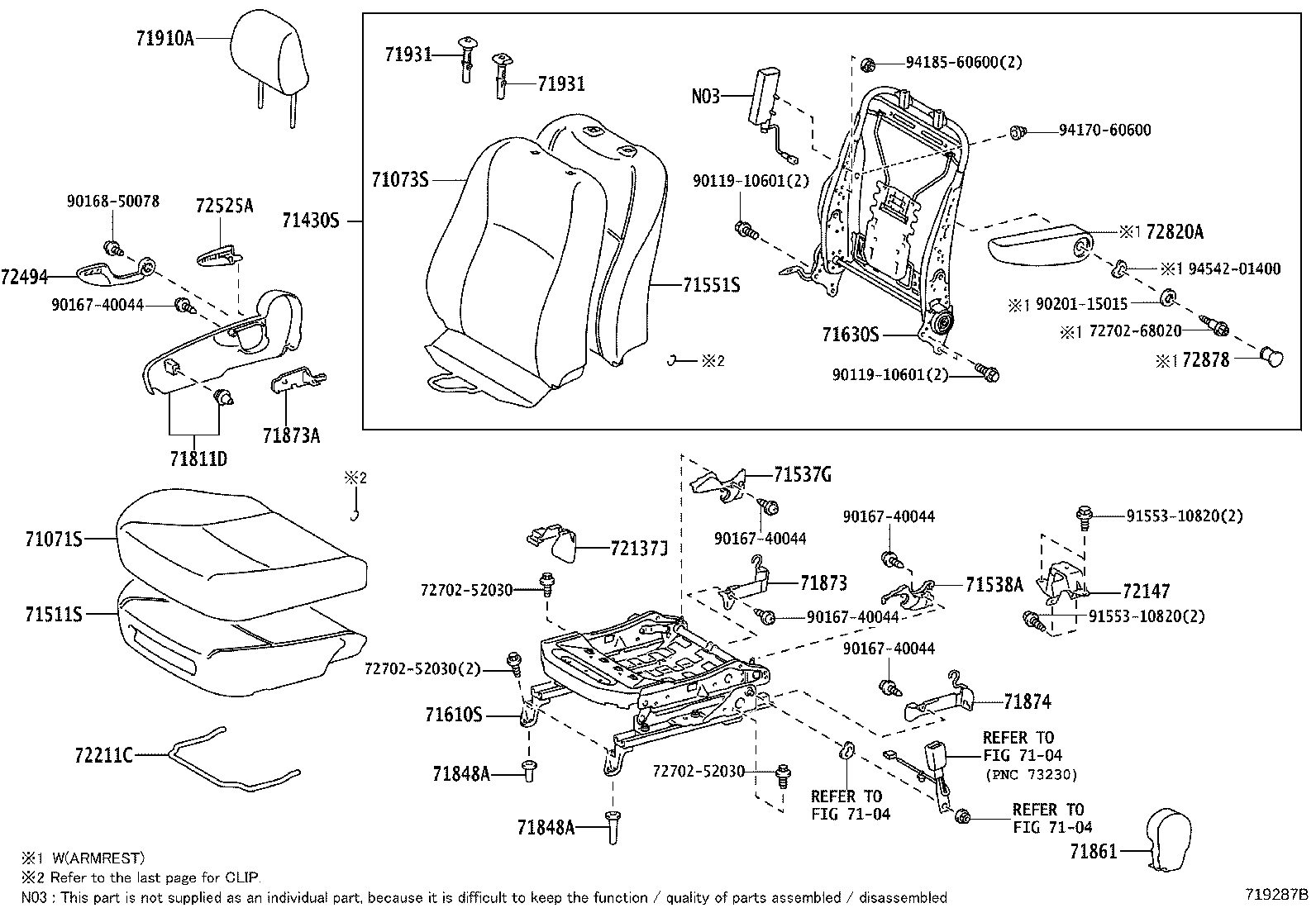 71620-52210 SPRING ASSY, FRONT SEAT CUSHION, LH(FOR SEPARATE TYPE) product image