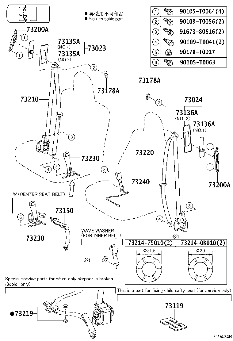 Thumbnail 4 for 73023-KK010-C0
