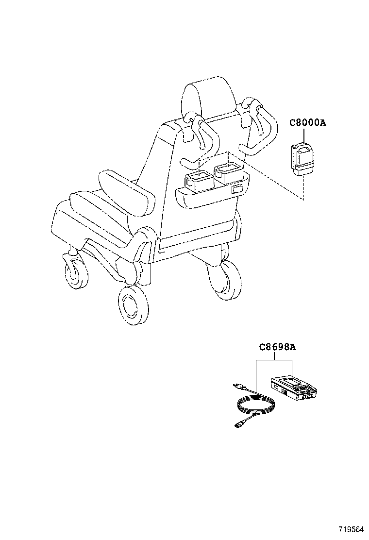 64080-52030 ARM ASSY, POWER LIFT product image
