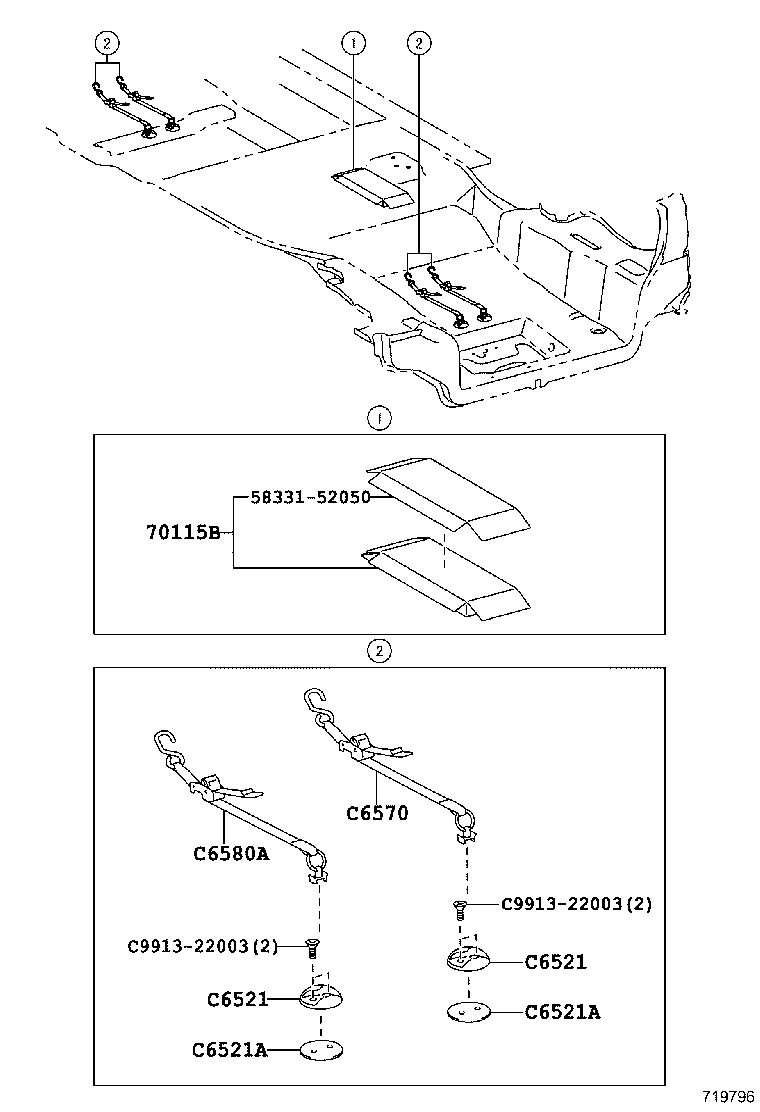 67882-52020 WEATHERSTRIP, TAIL GATE product image