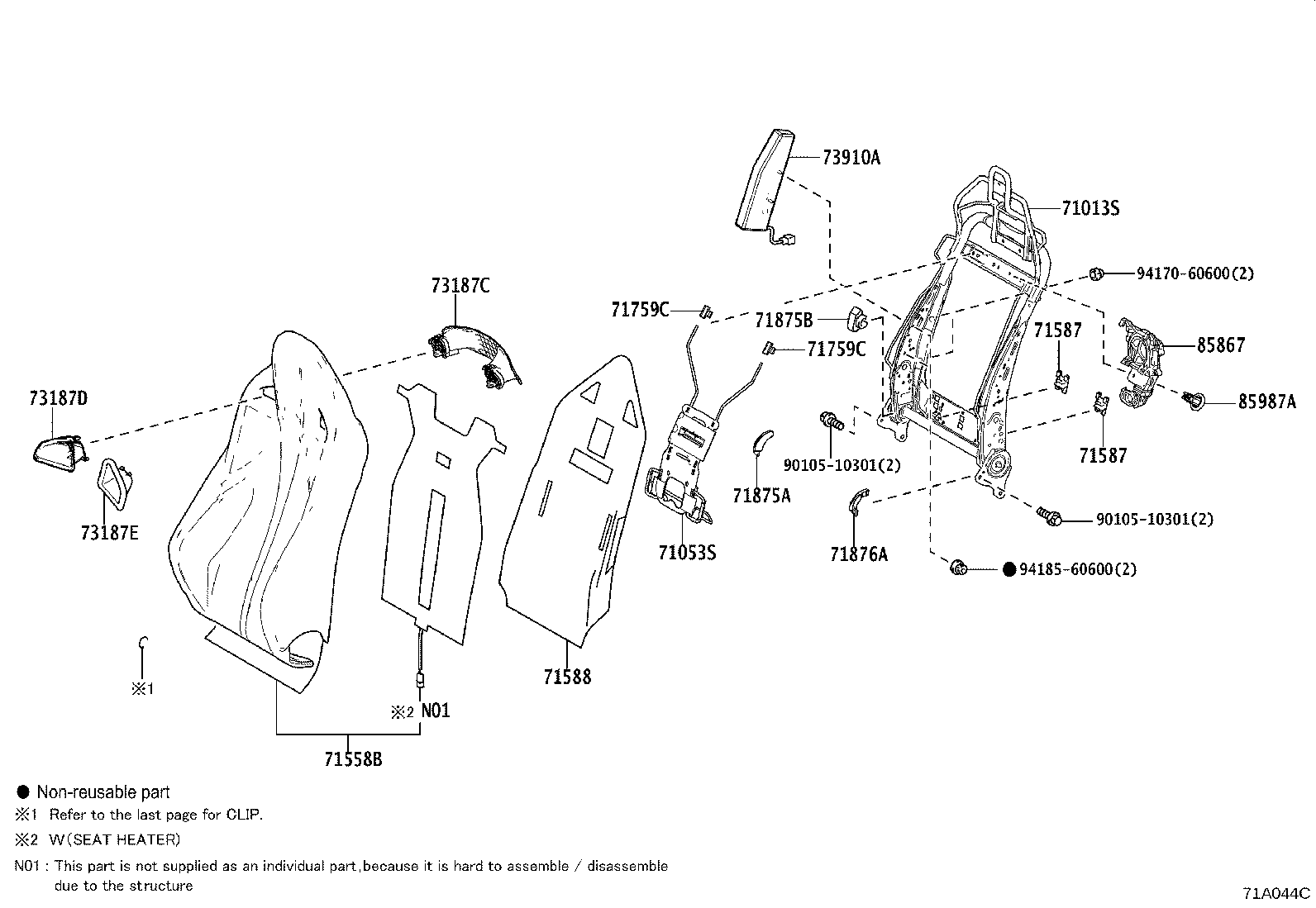 Thumbnail 3 for 71101-30500-C4