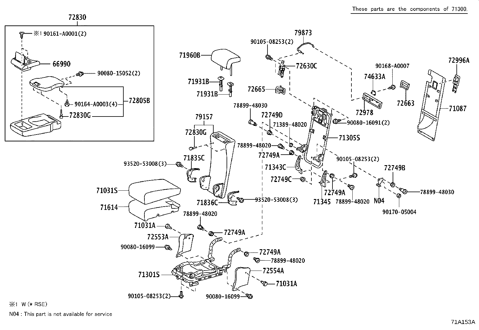 Thumbnail 4 for 71650-0E020