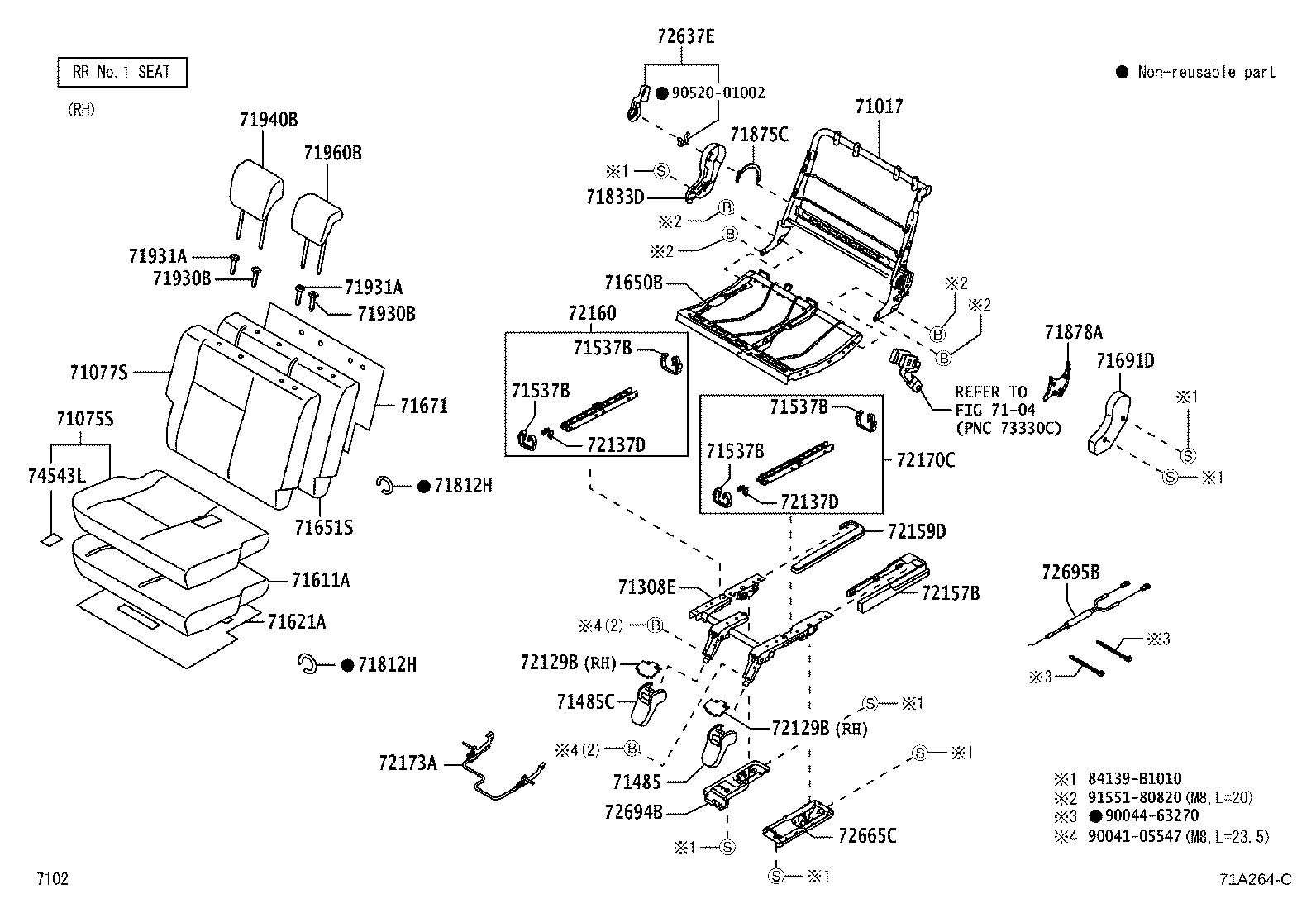 79360-BZ080 SPRING ASSY, NO.3 SEAT CUSHION product image