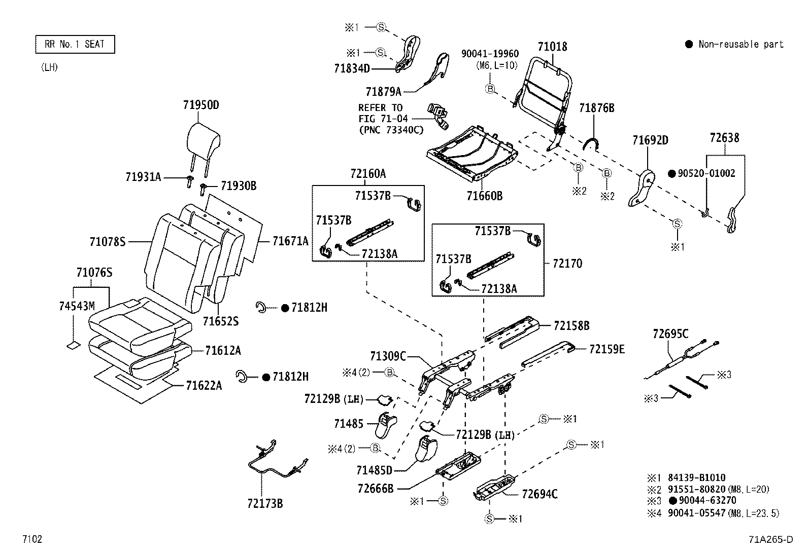 79360-BZ080 SPRING ASSY, NO.3 SEAT CUSHION product image