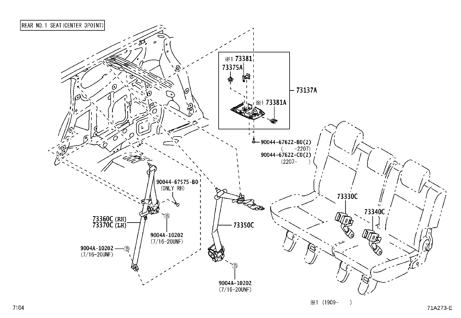 73137-BZ030-B0 COVER, SHOULDER BELT ANCHOR, UPR product image