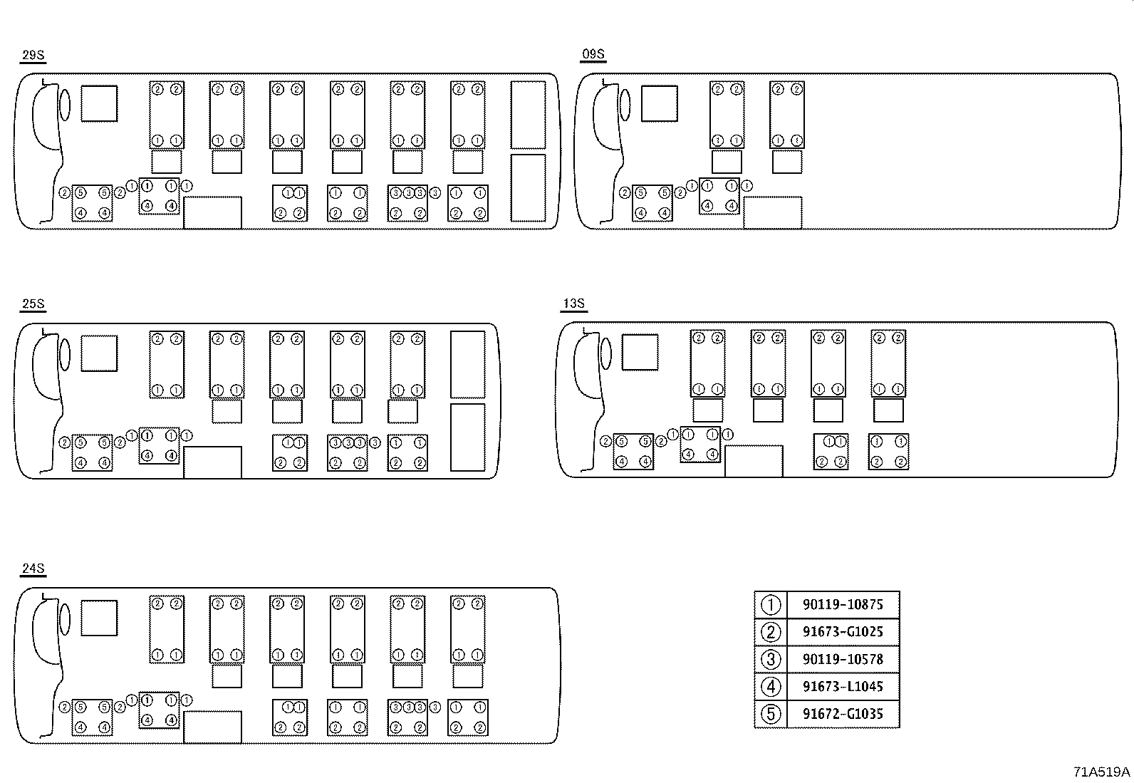 71250-36170 BRACKET ASSY, SEAT, OUTER RH product image