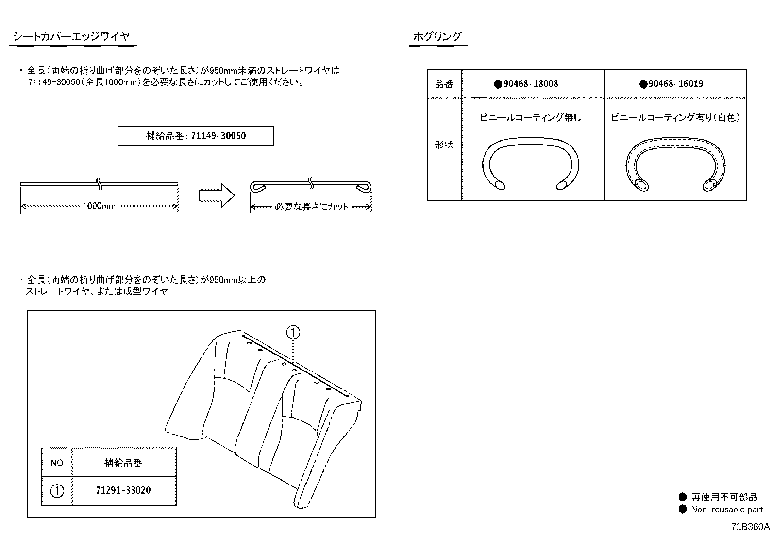 71096-33090-D1 COVER SUB-ASSY, CENTER SEAT BACK product image