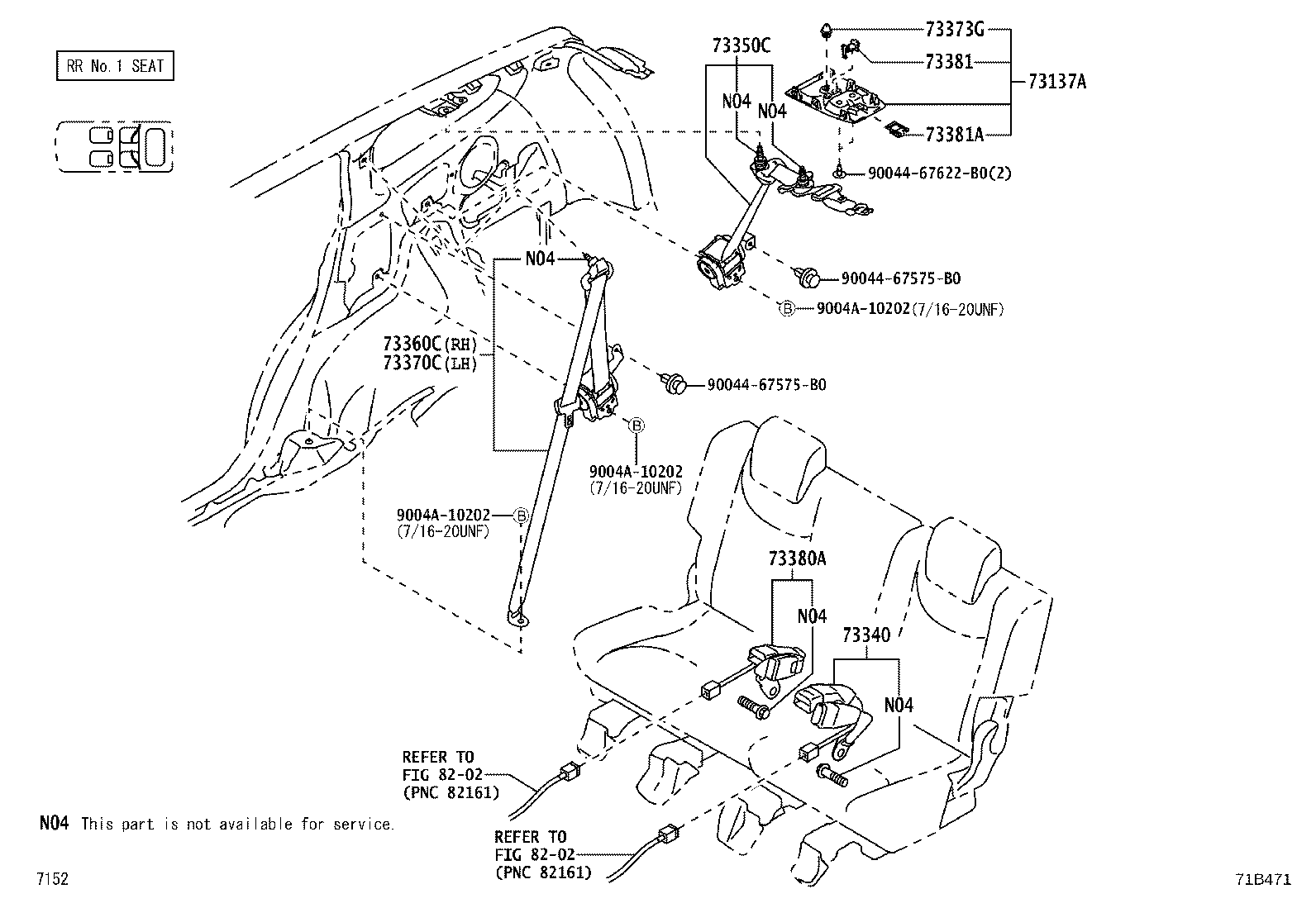 73137-BZ020-B0 COVER, SHOULDER BELT ANCHOR, UPR product image