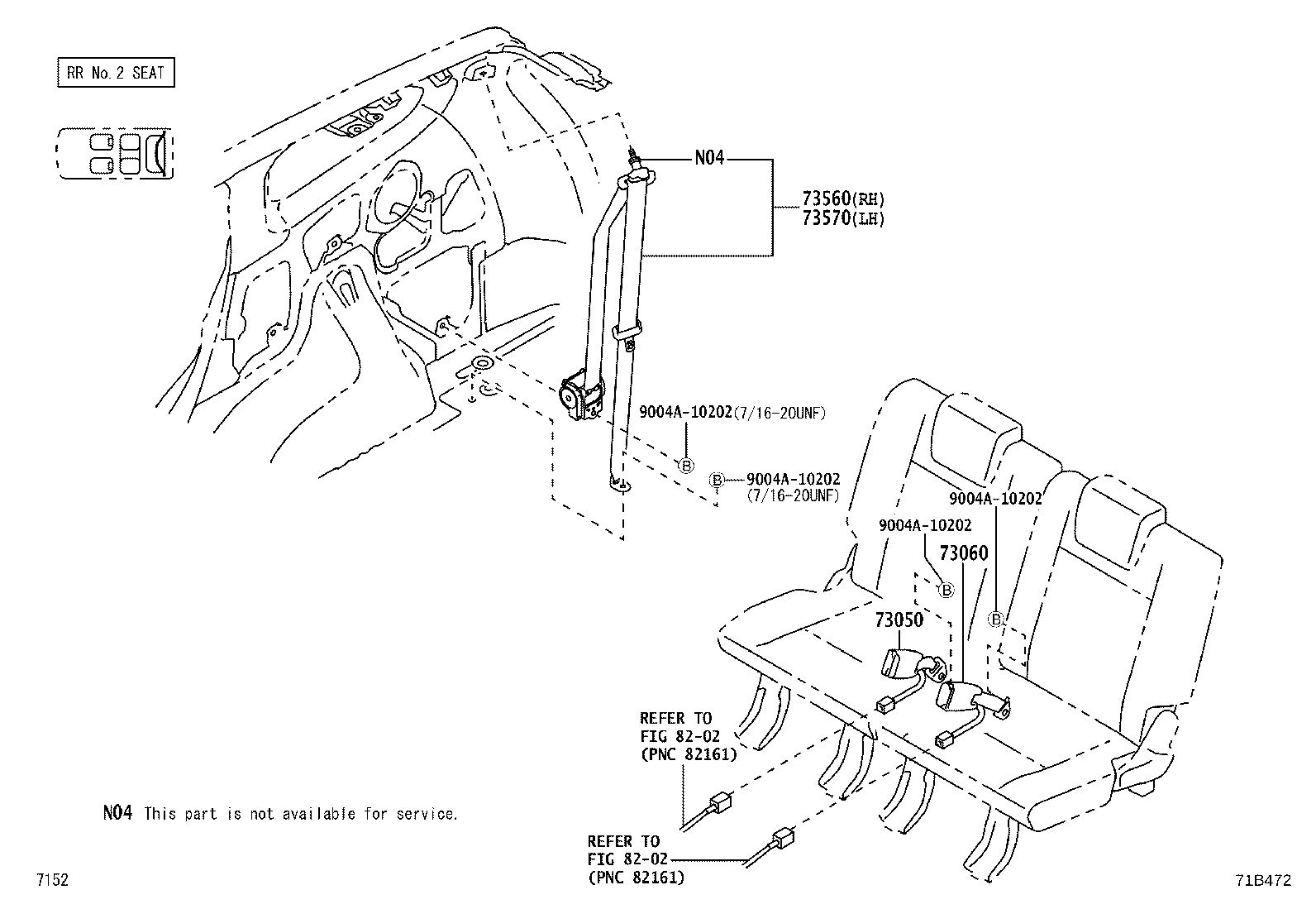 73137-BZ020-B0 COVER, SHOULDER BELT ANCHOR, UPR product image