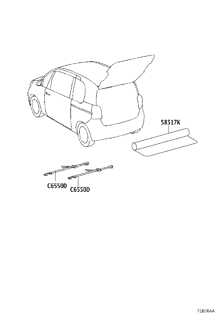 64080-52030 ARM ASSY, POWER LIFT product image