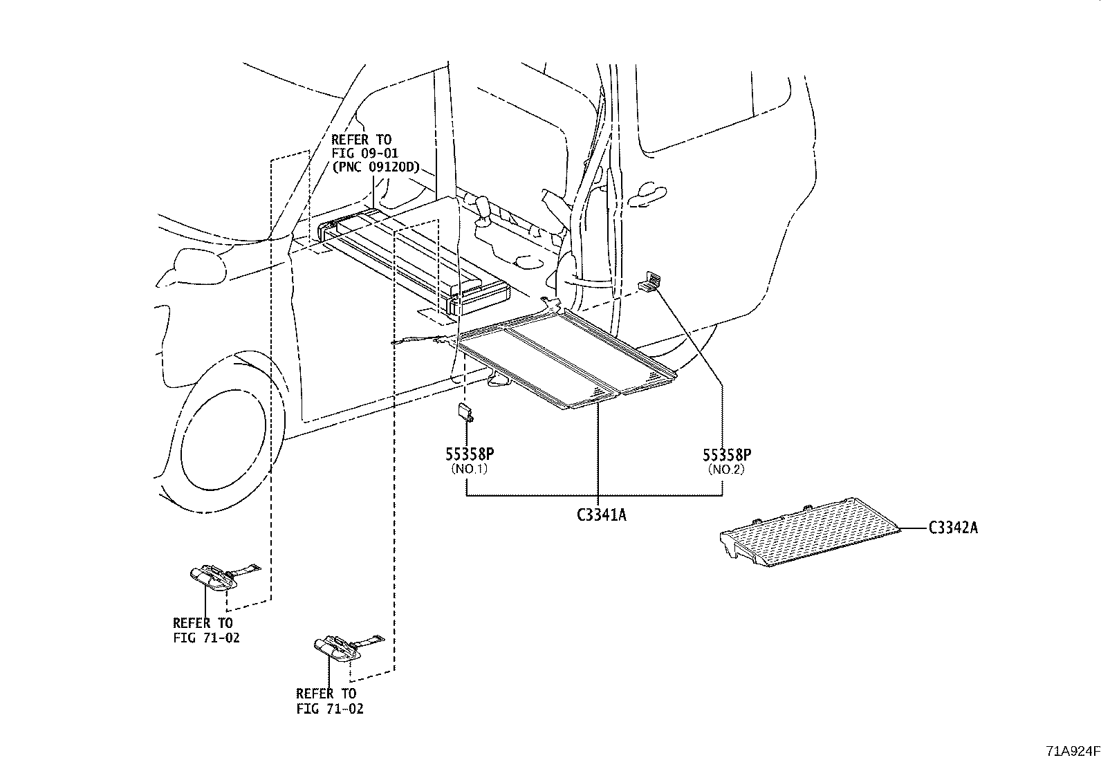 C6560-15010 BELT ASSY, WHEEL CHAIR SET, NO.2 product image
