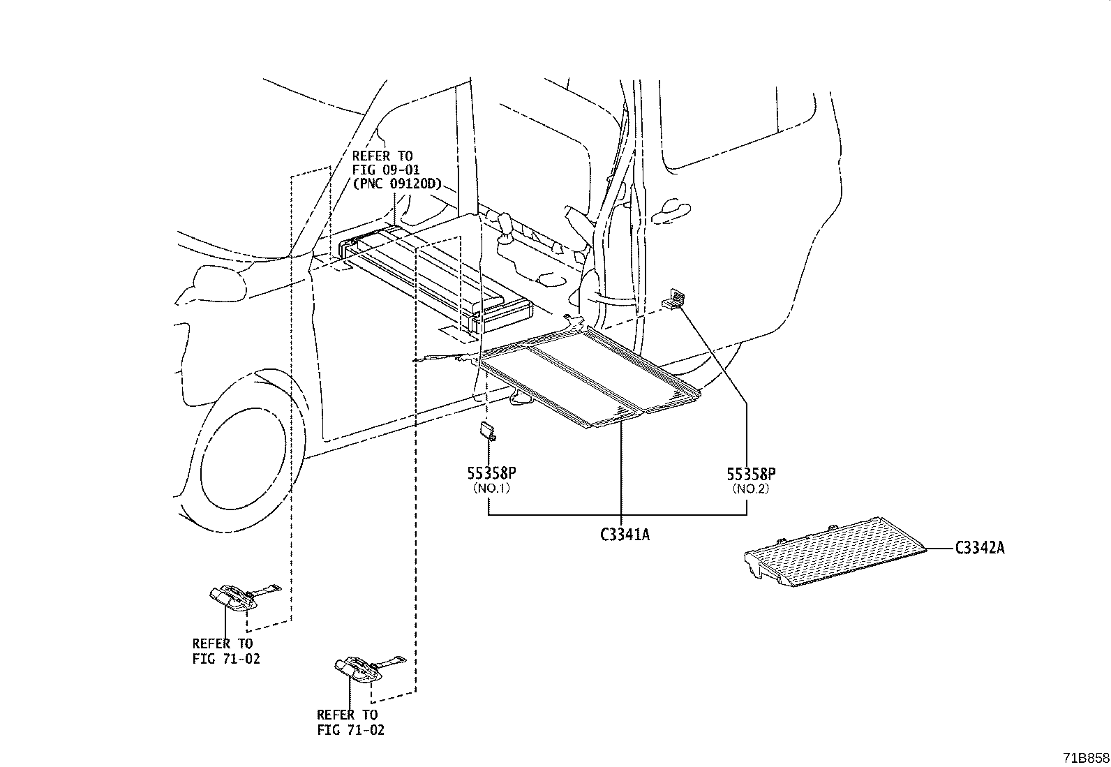 C3342-15020 SLOPE, SIDE DOOR, NO.2 product image