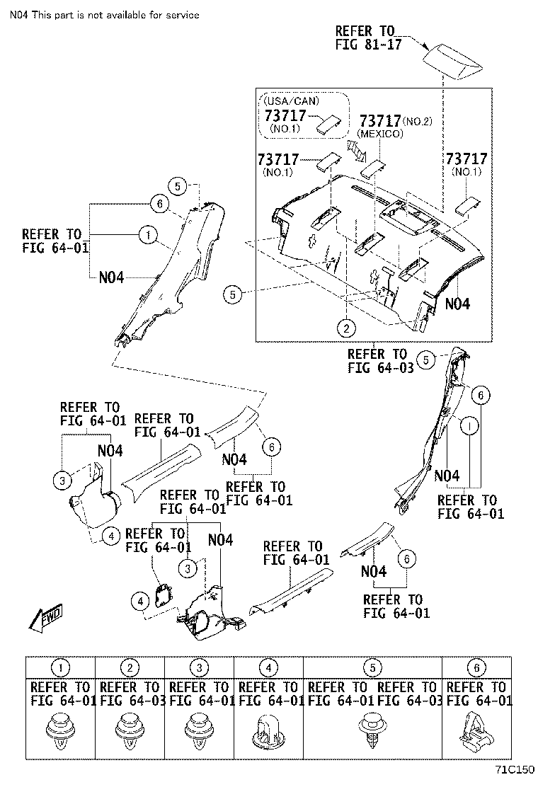 72137-WB003 CAP, SEAT BELT ANCHOR COVER product image