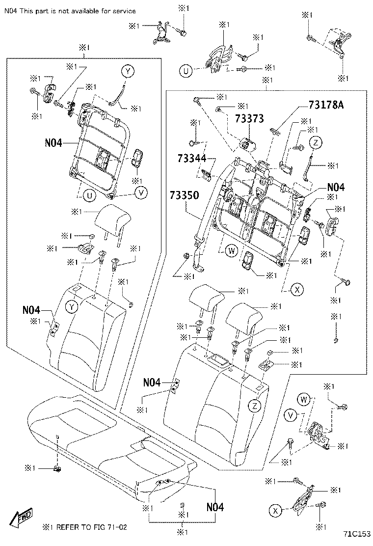 72137-WB003 CAP, SEAT BELT ANCHOR COVER product image