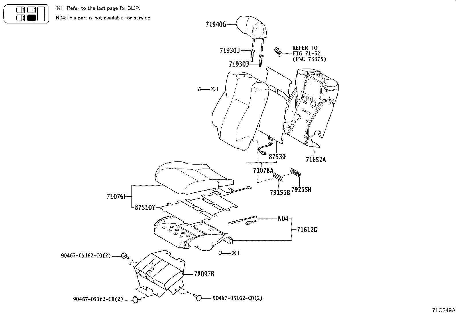 71016-58070 Toyota Reference Part product image