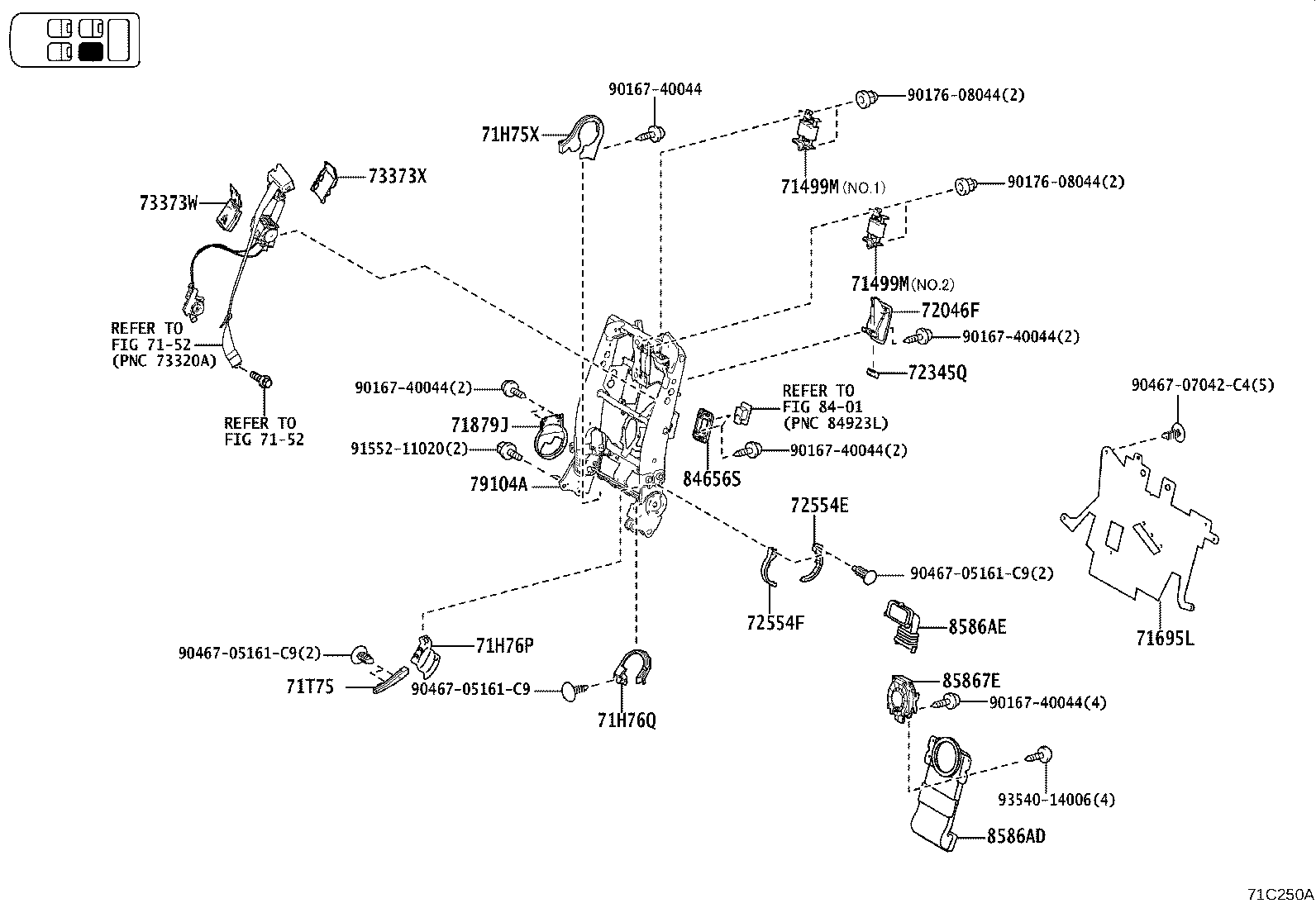 71016-58070 Toyota Reference Part product image