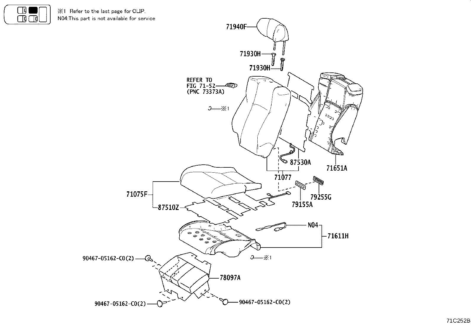 71016-58070 Toyota Reference Part product image