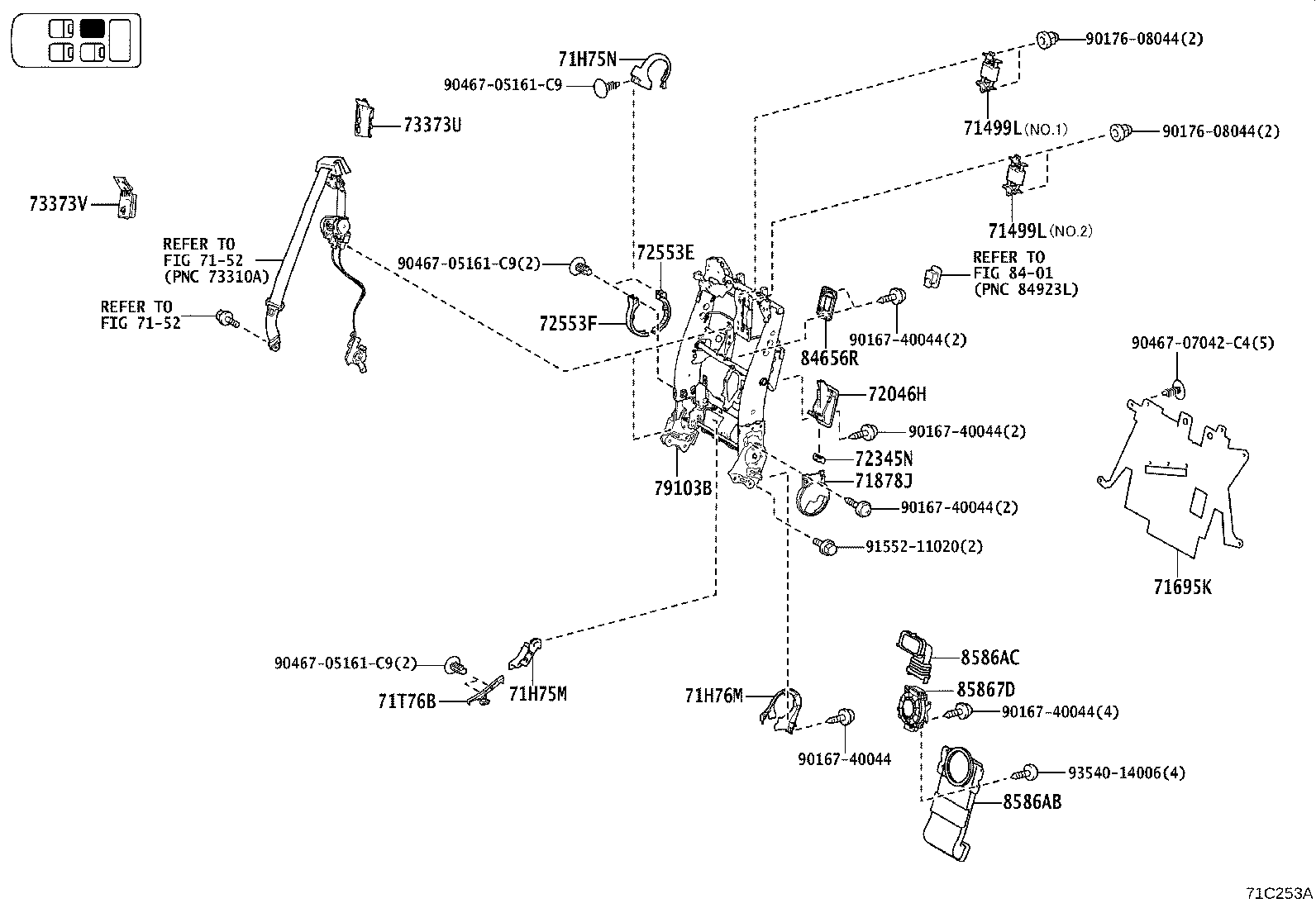 71016-58070 Toyota Reference Part product image