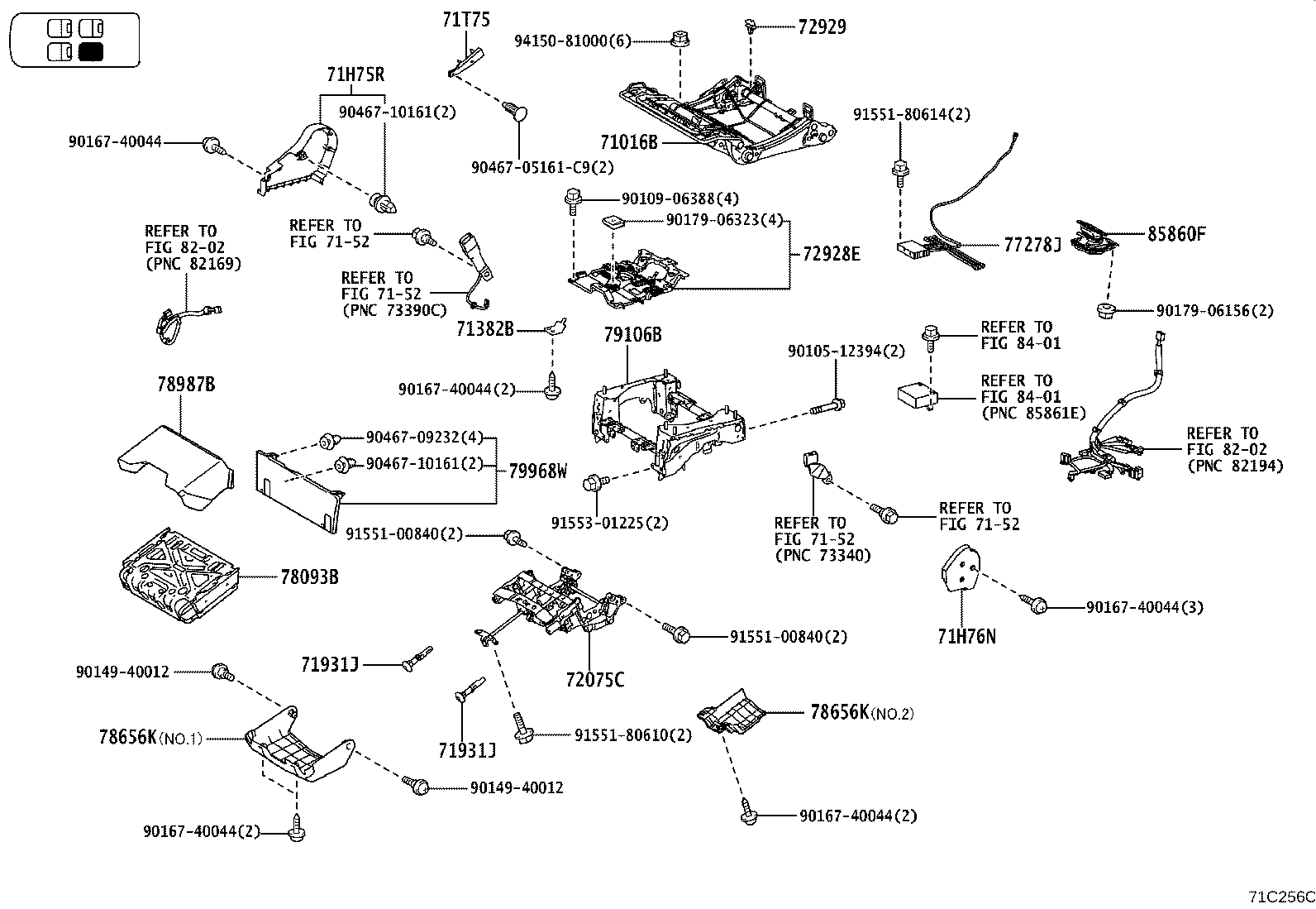 71016-58070 Toyota Reference Part product image