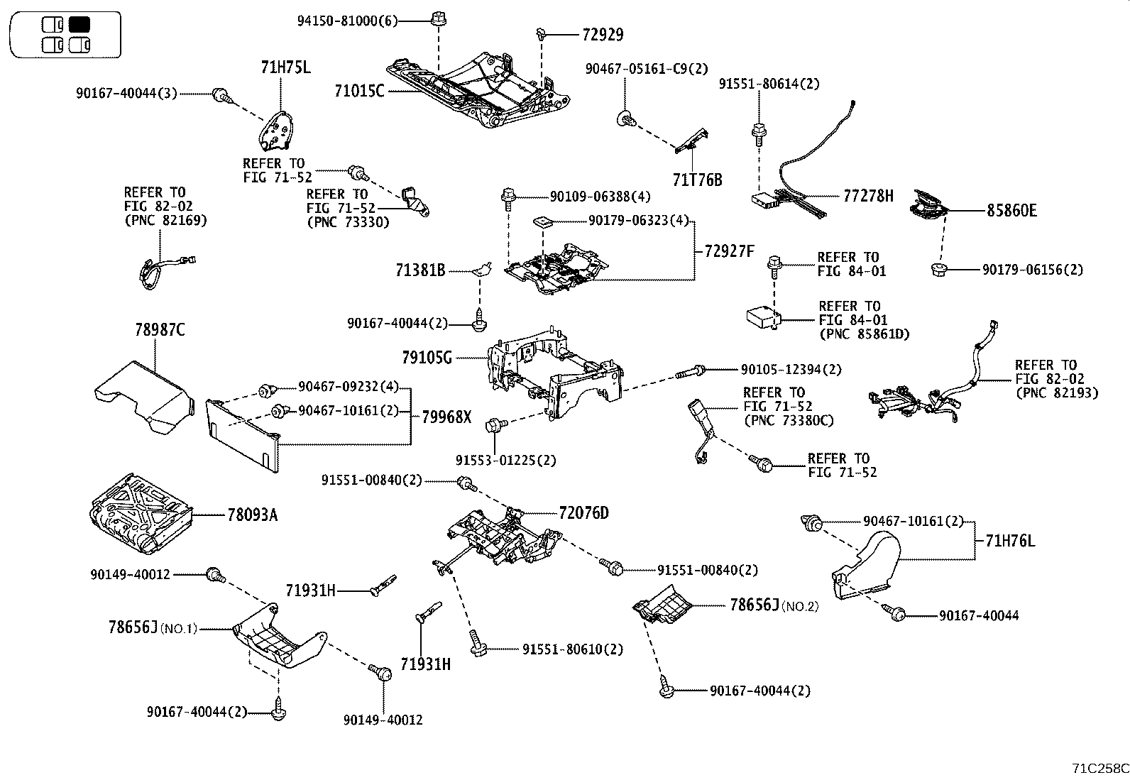 71016-58070 Toyota Reference Part product image