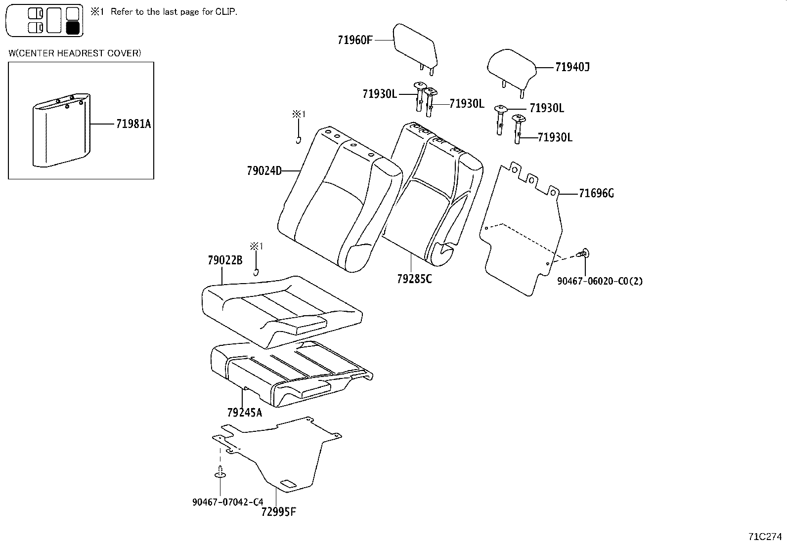 71016-58070 Toyota Reference Part product image