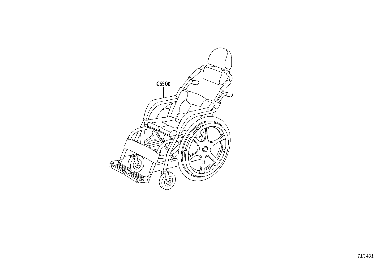 64080-52050 ARM ASSY, POWER LIFT product image