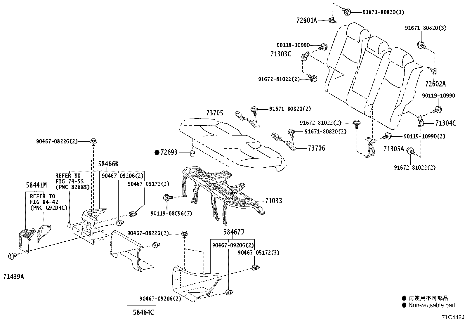 Thumbnail 8 for 71073-42K90-C2