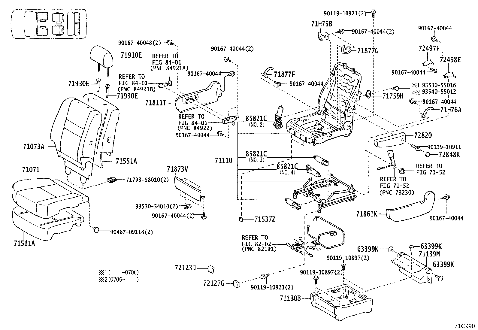 71052-58020 Toyota Reference Part product image