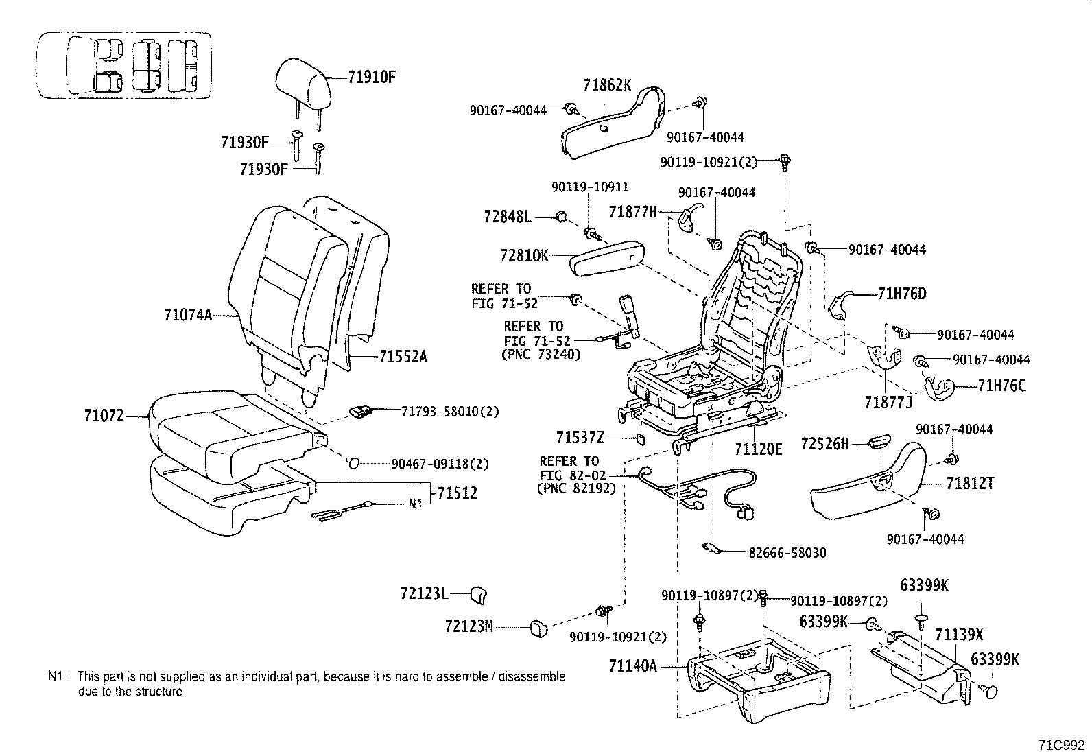 71052-58020 Toyota Reference Part product image