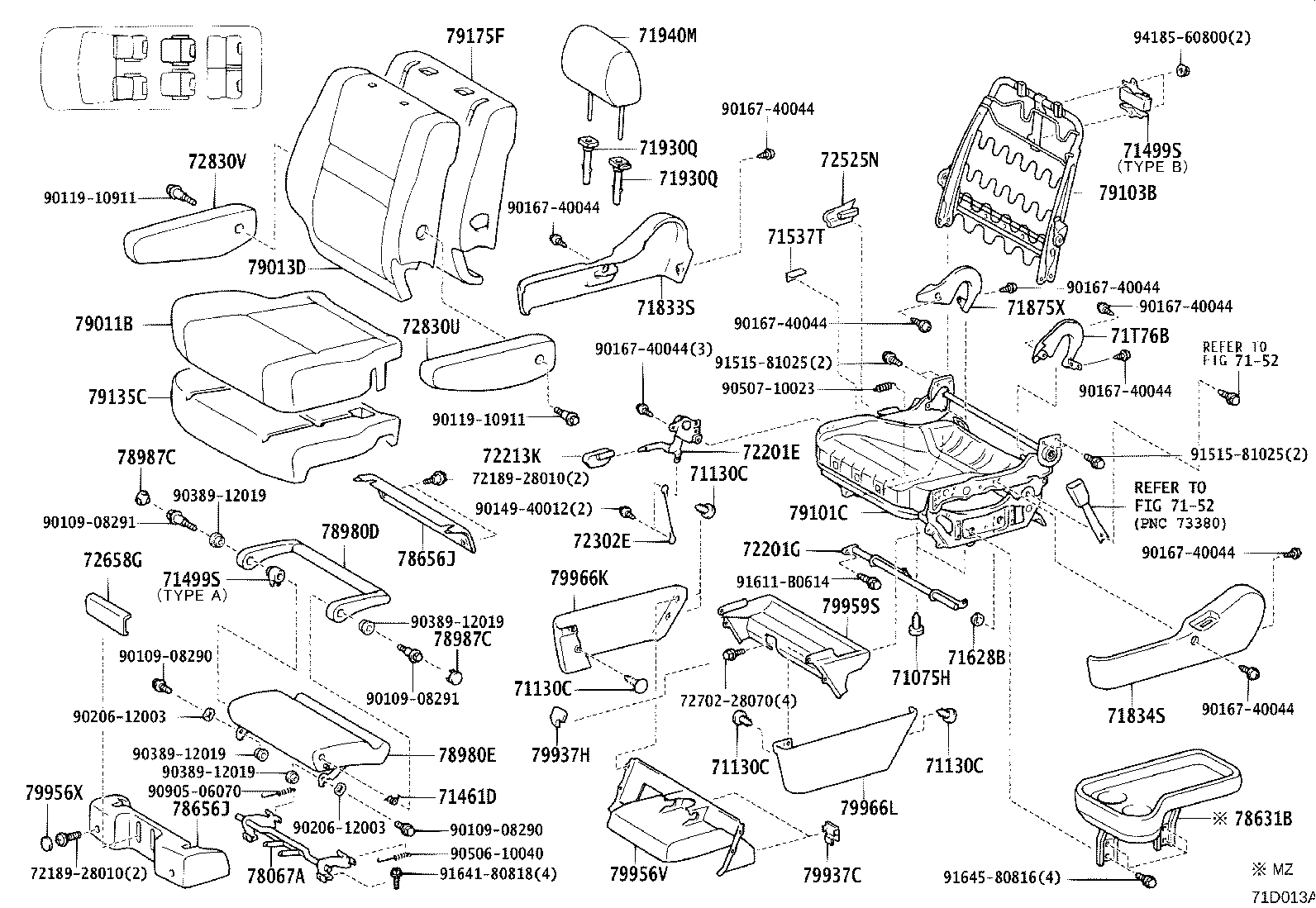 79103-58031 Toyota Reference Part product image